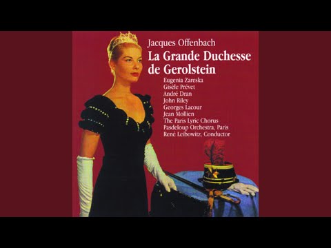 A cheval sur la discipline (La grande Duchesse de Gerolstein)