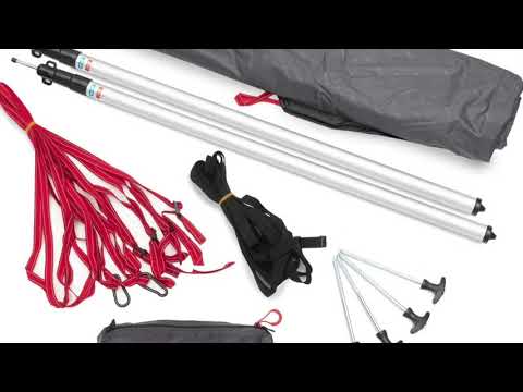 Qeedo Motor Tarp Auvent Fourgon avec Protection UV (UV80) et Dark-Coating - Convient pour