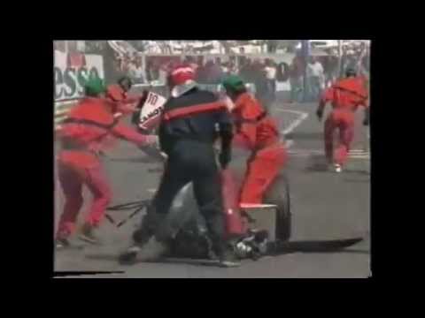 tj13TV presents - F1 Monaco 1991 Alex Caffi´s massive crash