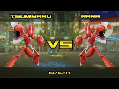 Toratawa 1on1: Tsumimaru (Scizor) vs RARA (Cyan Scizor)