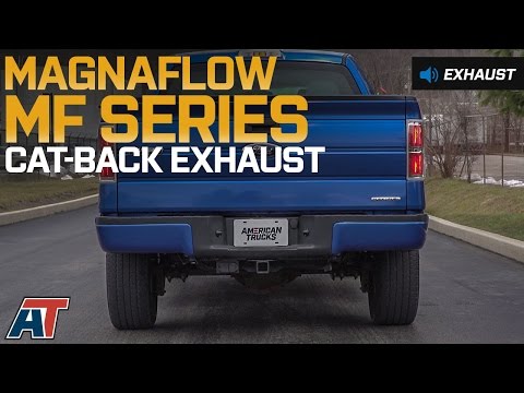 2011-2014 F150 Magnaflow MF Series Cat-Back Exhaust - Dual Side Exit 5.0L Sound Clip & Install
