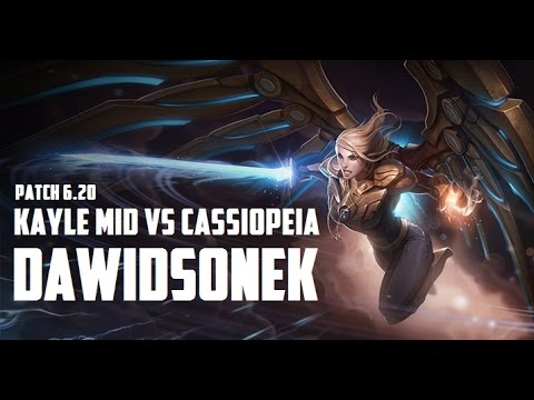 Best Kayle World - "Dawidsonek" in Midlane vs Cassiopeia | Challenger | Patch 6.20