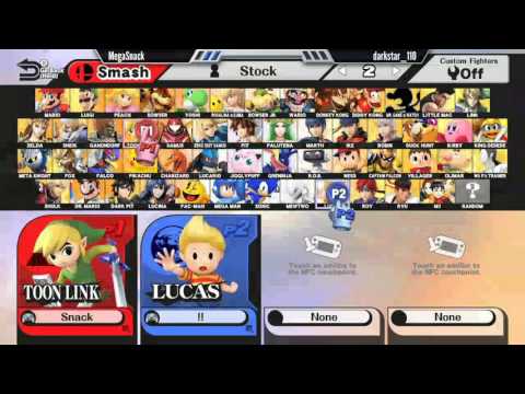 IGN Con AD SSB4: Snack (Mega Man, Charizard) vs DarkStar (Ness, Yoshi) - WF