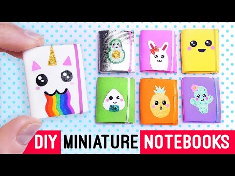 7 DIY MINI NOTEBOOKS - Easy & Cute Designs by Nim C Video