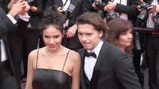Brooklyn Beckham and Hana Cross at  of Once Upon A Time In Hollywood in Cannes