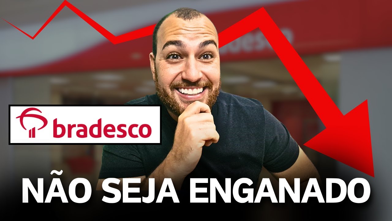 bbdc4 Bradesco em queda, o que aconteceu?Hora de vender bbdc4? ou oportunidade? e os dividendos?