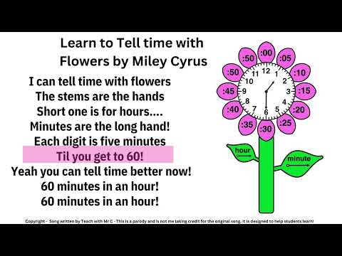 Learn to Tell Time with Flowers by Miley Cyrus