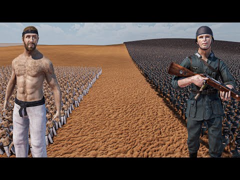 1000 CHUCK NORRIS vs 2 MILLION GERMAN SOLDIERS - Ultimate Epic Battle Simulator 2 UEBS 2