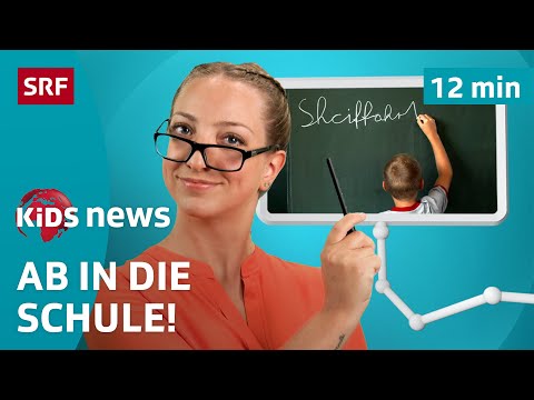 SRF Kids News: Schule früher, Schule heute – ein Vergleich | Kindervideos
