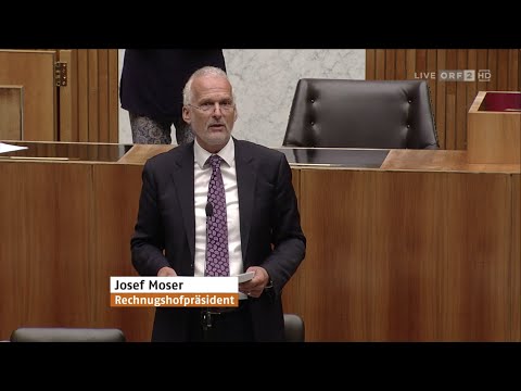 Josef Moser - letzte Rede als Rechnungshofpräsident im Parlament - 16.6.2016