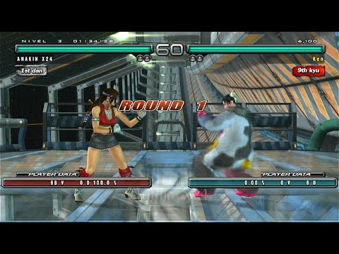 104_6 Julia Chan vs Xiaoyu Ryona - Tekken 5 Dark Resurrection PS3 HD 2023 ( Ryona x24 ) v1