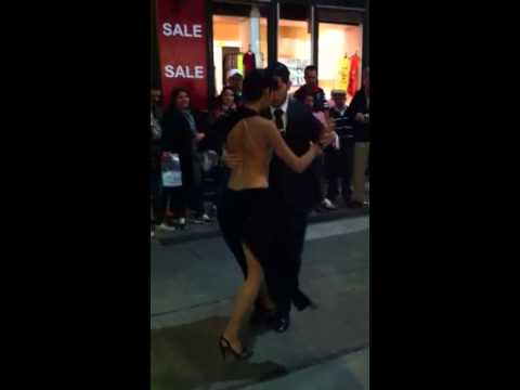 Sensual Tango on Florida Street & Lavalle, Buenos Aires, Argentina
