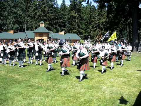 Tacoma Highland Games 2009 Tacoma Scouts Pipe Band