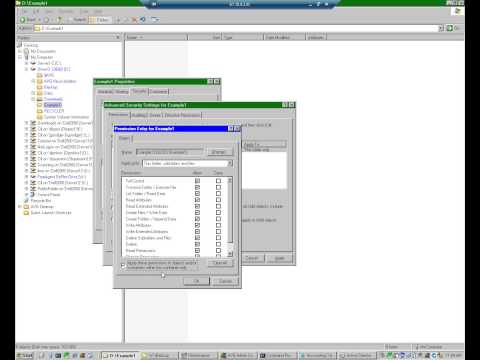 Allow and Deny Folder Access