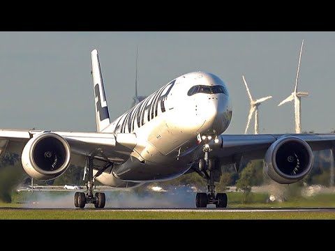 ✈️ 75+ CLOSE UP TAKEOFFS & LANDINGS in 1 HOUR | Amsterdam Schiphol Plane Spotting