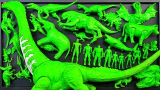 Dinosaurus Jurassic World:🥚🦖 T-rex, Spinosaurus, Mosasaurus, King Kong, Godzilla, Velociraptor, Hulk
