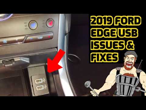 2018 FORD EDGE USB PORTS NOT WORKING / SOLVED + REPLACEMENT