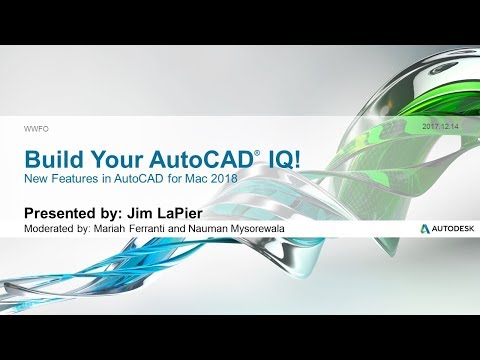 Webinar: New features in AutoCAD for Mac 2018