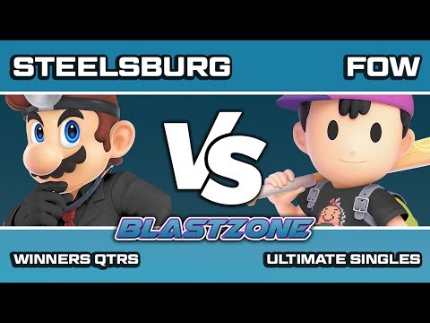 PSG Blastzone: Steelsburg (Game & Watch/Dr. Mario) vs FOW (Ness) - Winners Qtrs