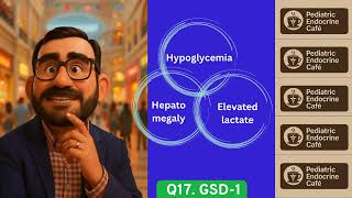 Q17- Glycogen storage disease: Hypoglycemia