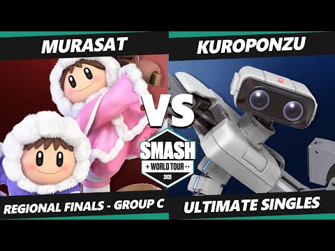 SWT East Asia Group C - Kuroponzu (ROB) Vs. Murasat (Ice Climbers, Kazuya) Smash Ultimate Tournament