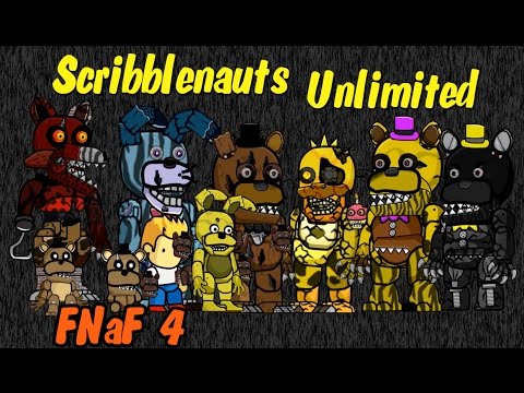 Steam Community :: Video :: Scribblenauts Unlimited 170 FNaF World Nightmare  Animatronics from Live Creation