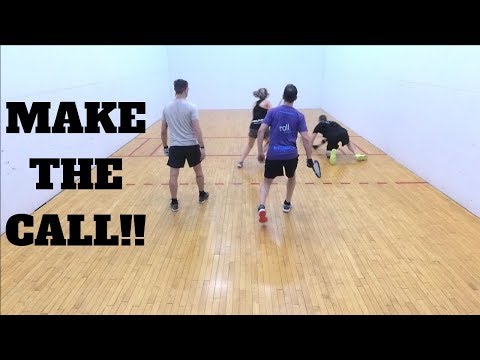 Racquetball Clips 123 - REF- Make the Call!!!
