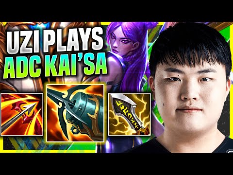 UZI THE KAI'SA GOD WITH NEW ITEMS! - UZI Plays Kai'Sa ADC vs Ezreal! | Preseason 11