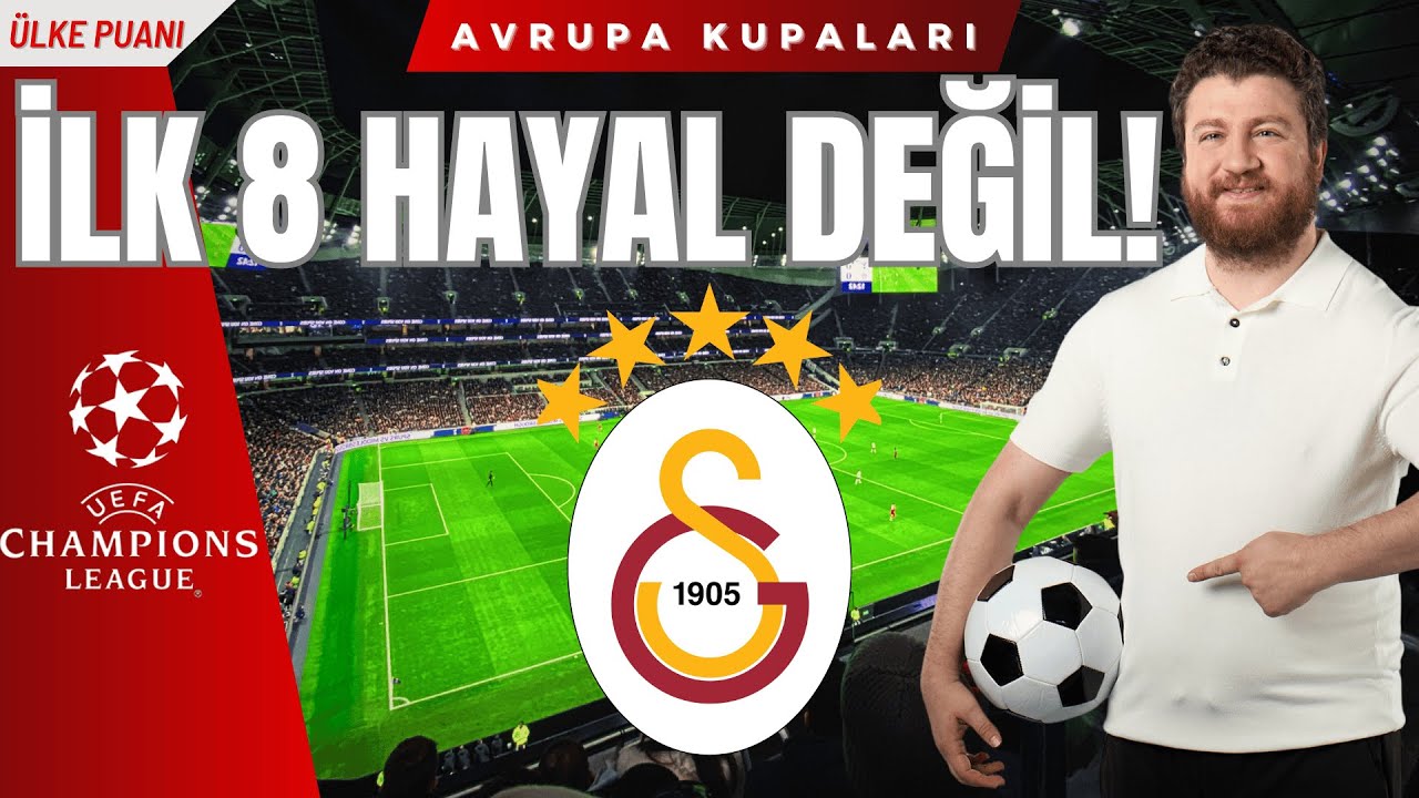 Galatasaray Yüzde 98.5 Çıktı! İlk 8 Artık Hayal Değil...