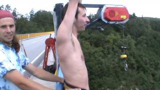 preview picture of video 'Bungee jumping Zvíkov Master_Soptik'