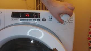 Candy Washing Machine Review - Programs and options