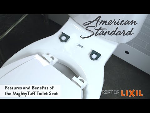 MightyTuff Slow-Close & Easy Lift-Off Elongated Toilet Seat // WHITE // YouTube Video