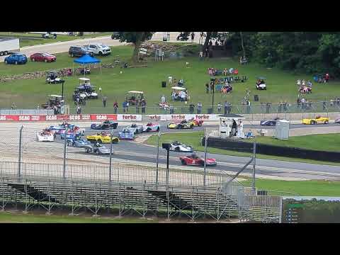 Road America June Sprints Sunday Race Carnage at Turn 5