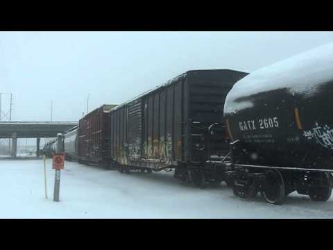 CEFX, NS, CP, & SOO Power On a Snowy Day