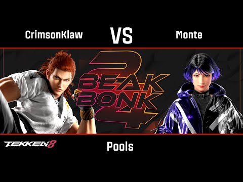CrimsonKlaw (Hwoarang) vs Monte (Reina) - Tekken 8 Pools - Beak Bonk 2024