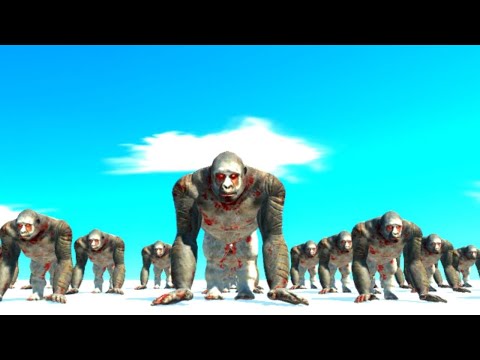 Animal Revolt Battle Simulator - GORO ARMY vs  ALL UNITS
