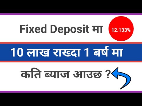How to calculate yearly interest rate of fixed deposit in nepal | FD | Muddati khata in Nepali