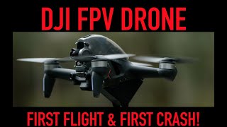 DJI FPV - FIRST FLIGHT & FIRST CRASH!