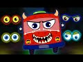Wheels On The Bus Spooky Ride With Halloween Monsters Scary Nursery Rhymes 2023 Halloween