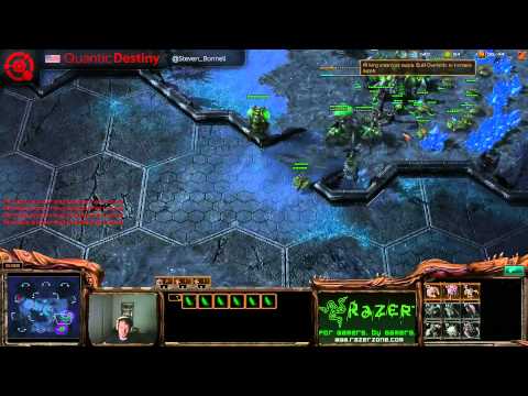 Destiny vs. Swoozy (Mr. Spine) - Starcraft 2 Ladder