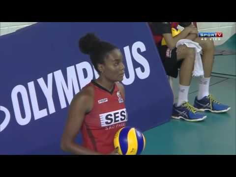Melhores Momentos HD Sesi SP 1 x 3 Praia Clube Superliga Feminina de Vôlei 14.03.2016