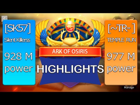 ~TR- vs  SK57 highlights / Ark of Osiris / Rise of Kingdoms