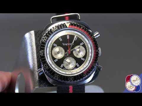Quick Closeup - the Wakmann Racetimer Flyback Chronograph