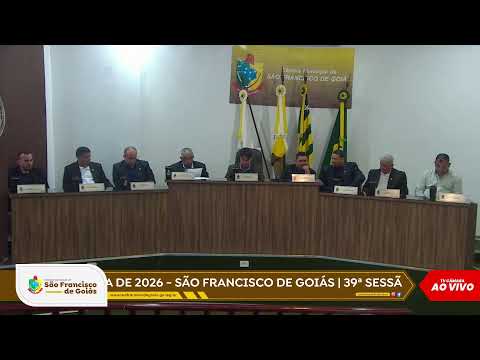 38ª SESSÃO ORDINÁRIA DE 2025 - SÃO FRANCISCO DE GOIÁS