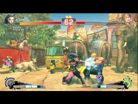 SSF4: tiaflatte (Rose) VS kawaguchi (Cody)