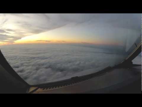 SUNSRISE at SAO PAULO TERMINAL AREA & APPROACH TO SBGR. (TIMELAPSE)