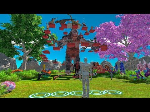 🔥FPS EXTREME PARKOUR on GIANT GORO - Animal Revolt Battle Simulator