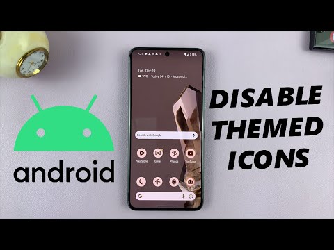 How To Turn ON / OFF Themed Icons On Android (Google Pixel)