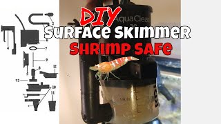 DIY Aquarium Surface Skimmer That's Shrimp Safe!