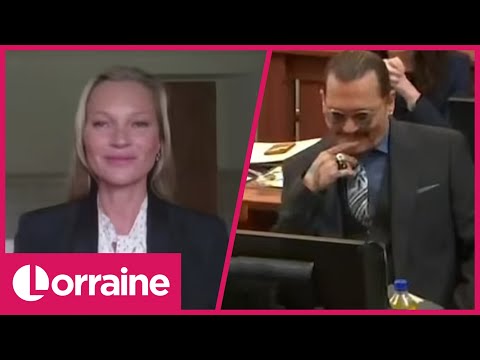 Depp Vs Heard: Kate Moss Testifies That Johnny Depp Did Not Push Her Down Stairs | Lorraine